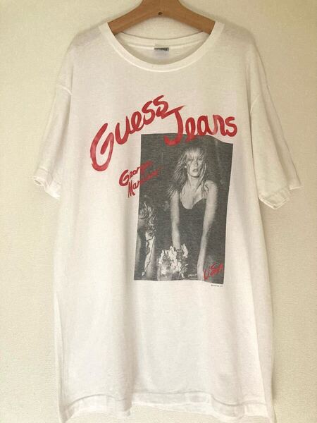 ビンテージ GUESS JEANS ケイトモス Kate Moss ブルース ウェーバー Bruce Weber 写真集 シュプリーム 野村訓市 ムービー フォト Tシャツ L