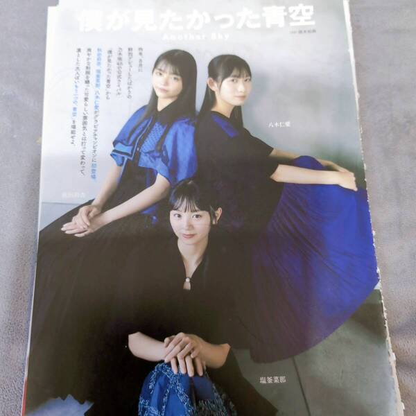 僕が見たかった青空 切り抜き 10ページ 八木仁愛 秋田莉杏 塩釜菜那 グラビアチャンピオン