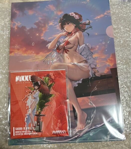 勝利の女神:NIKKE サクラ クリアファイル アクリルスタンド セット