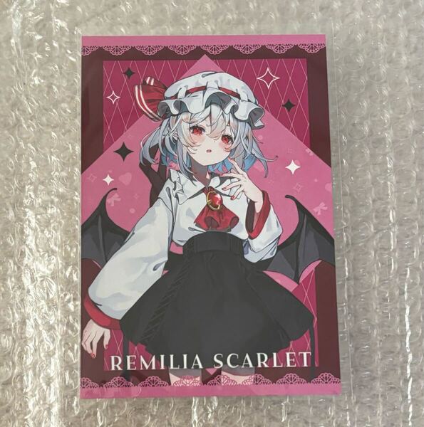 東方Project ブックオフ 病みかわいい レミリア・スカーレット 特典 ポストカード