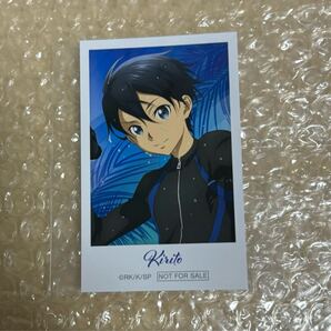 SAO ソードアート・オンライン あみあみ 購入特典 イラストカード キリト