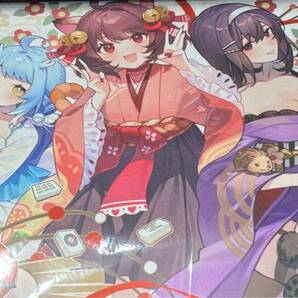 魂天神社例大祭 6周年記念 じゃんたま 雀魂 デスクマット ラバーマット プレイマット ゲームマット マルチマット 一姫