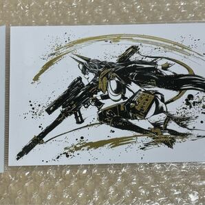NIKKE 墨絵 金箔ポストカード レッドフード TSUTAYA