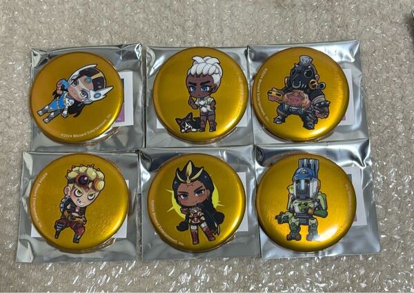 オーバーウォッチ2 overwatch 東京タワー 缶バッジ 6点 シンメトラ ソジョーン ロードホッグジャンクラット バスティオン イラリー