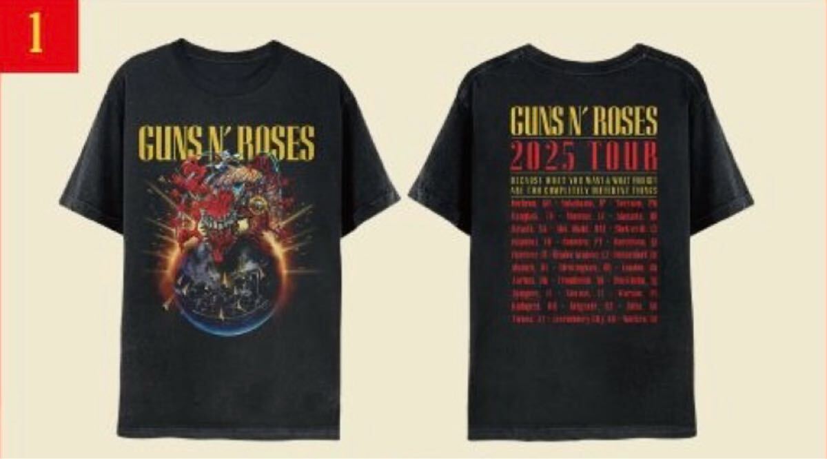 Yahoo!オークション -「guns n' roses ツアーtシャツ」の落札