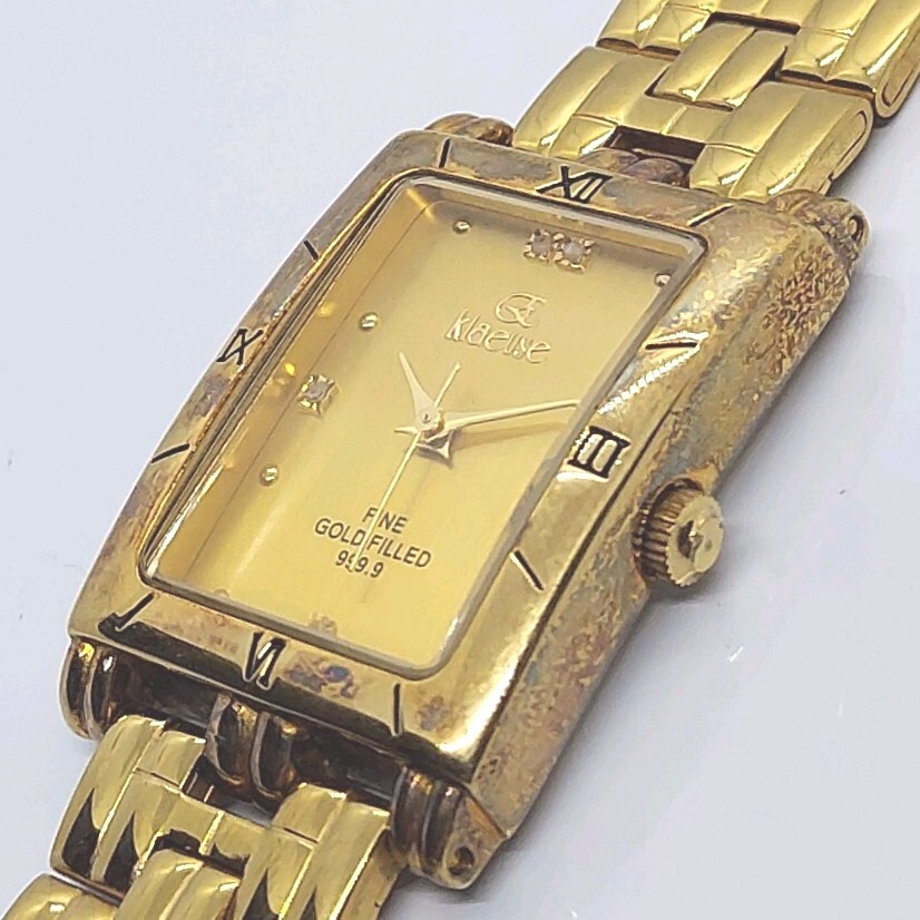 稼働 超美品 ELGIN レディースウォッチ ファインゴールド