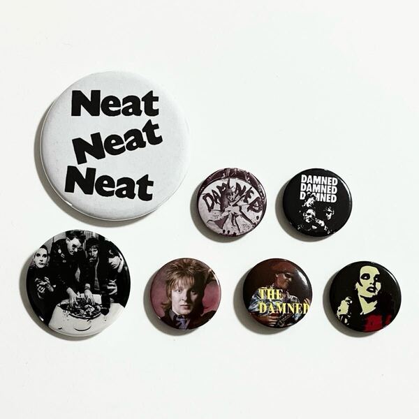 ☆新品☆The Damned ザ・ダムド パンク バッジ(検)666 ライダース ジャケット セディショナリーズ Sex Pistols The Clash #2