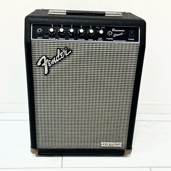 ☆USED☆送料無料☆Fender Bassman Classic BMC-20CE フェンダー ベースアンプ 動作確認済(検)エレキ ベース ギター プレシジョン ジャズ