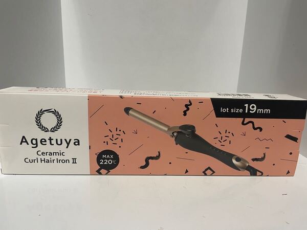 Agetuya アゲツヤ カールヘアアイロン 19mm AG-9002-19
