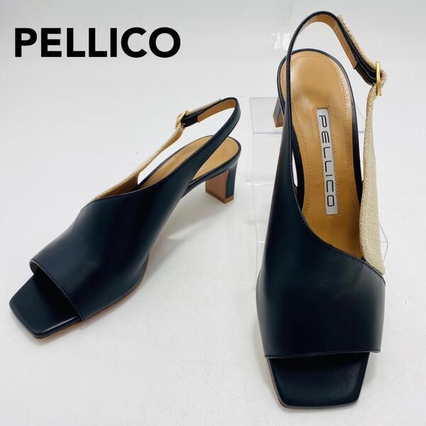 新品・保存袋付 PELLICO ペリーコ コンビバックストラップサンダル 36