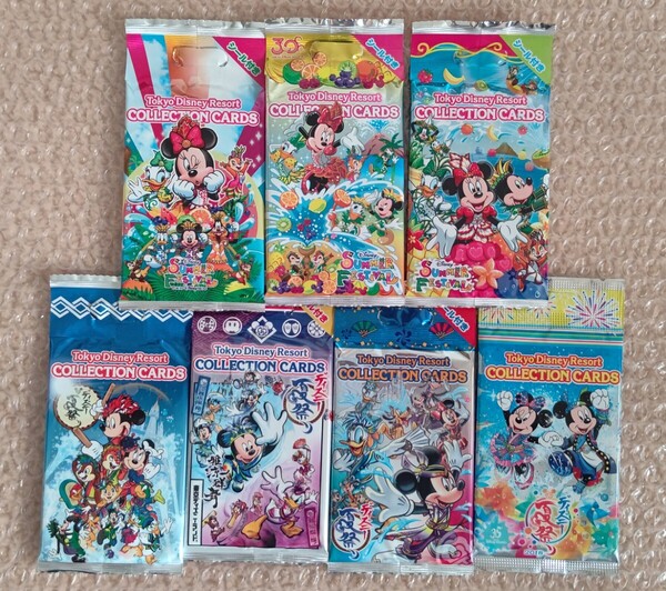 ディズニー夏祭り コレクションカード ディズニーランド ディズニーシー バラ売り不可