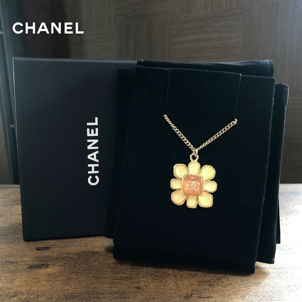 【ITRQAU9GWZEG】超美品 CHANEL シャネル ネックレス ココマーク フラワーモチーフ A16C