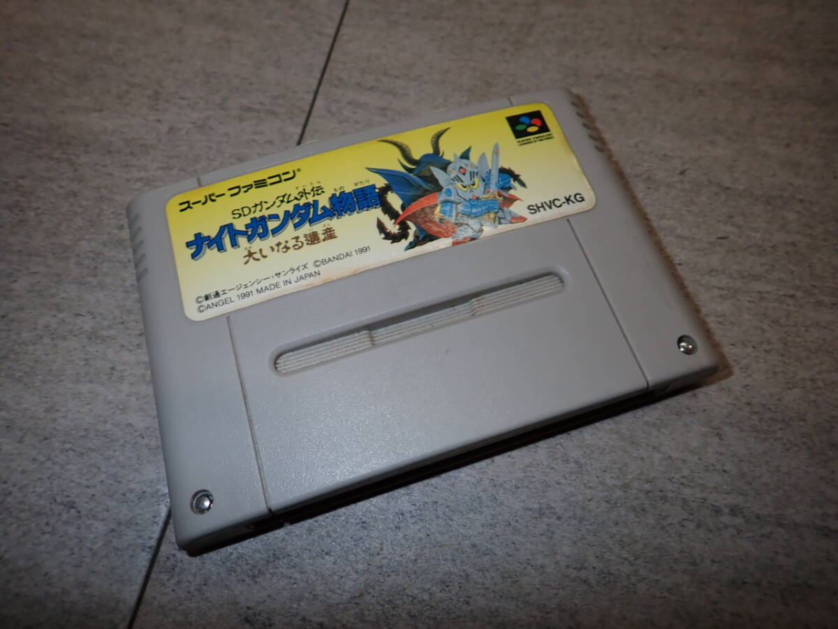 未開封新品】ナイトガンダム物語 大いなる遺産 SFC