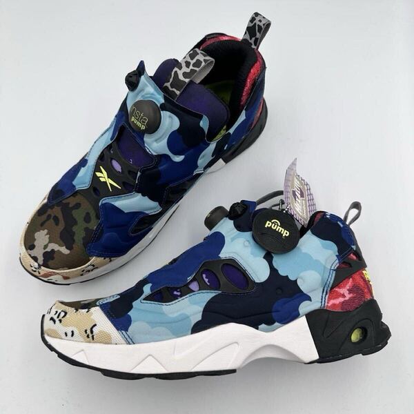 【極美品】REEBOK INSTAPUMP FURY ROAD CC 27cm インスタポンプフューリー カモフラ 迷彩 スニーカー リーボック BD4145
