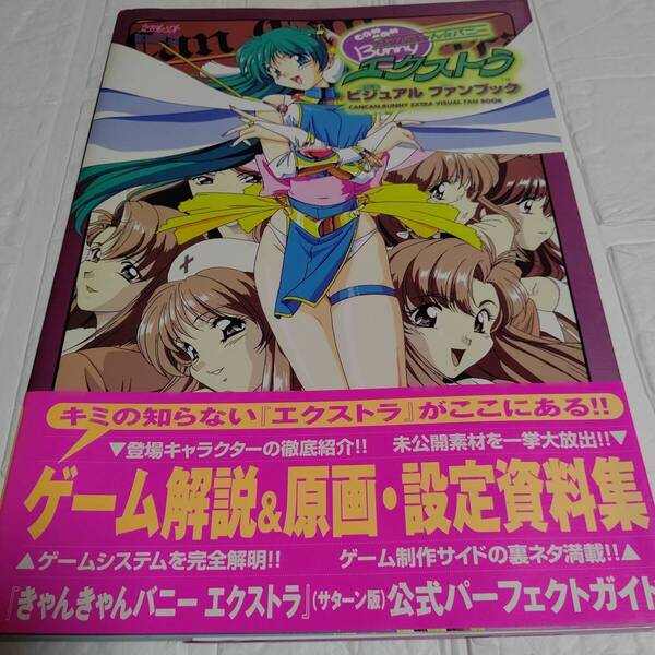 初版 帯付き きゃんきゃんバニーエクストラ ビジュアルファンブック カクテル・ソフト アスペクト 原画 設定資料集