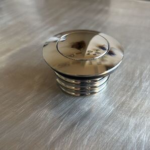 ハーレー タンクキャップ クローム ポップアップ プッシュアップ アルミ