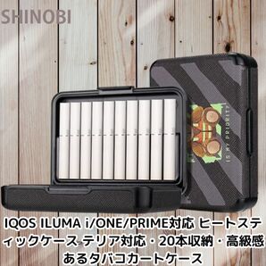 IQOS ILUMA i/ONE/PRIME対応 ヒートスティックケース テリア対応・20本収納・高級感あるタバコカートケース 緑テディベア