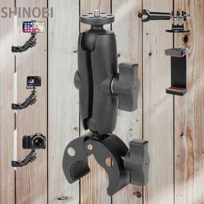 スーパークランプ ボールヘッド カメラマウント クリップマウント バイクマウント カメラグリッパー カメラアーム スマホクリップ