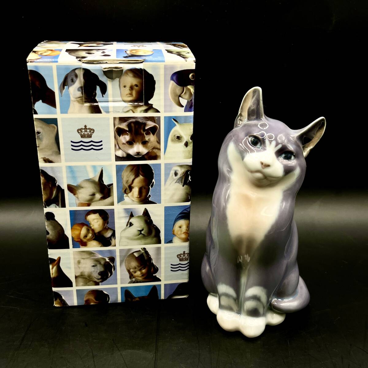 Yahoo!オークション -「ロイヤルコペンハーゲン (猫