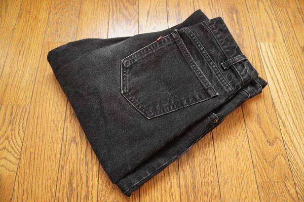 アメリカ製★Levi's リーバイス 550 0260 ブラック W32 L32 米国製 USA製 後染め★検 501 505 501XX バレンシア 先染め