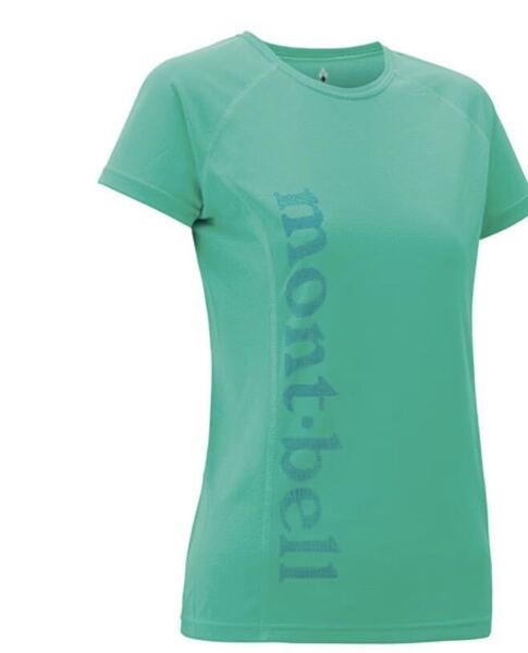 mont-bell モンベル クールプリントTシャツ Women’s ペパーミントXL