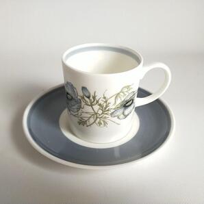 英国 Wedgwood ウェッジウッド GLEN MIST カップ&ソーサー イギリス ヴィンテージ アンティーク グレンミスト Susie Cooper Design