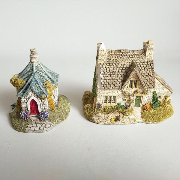 LILLIPUT LANE リリパットレーン「FARTHING LODGE」「TILLERS GREEN」ミニチュアハウス イギリス 英国 置物 ヴィンテージ アンティーク