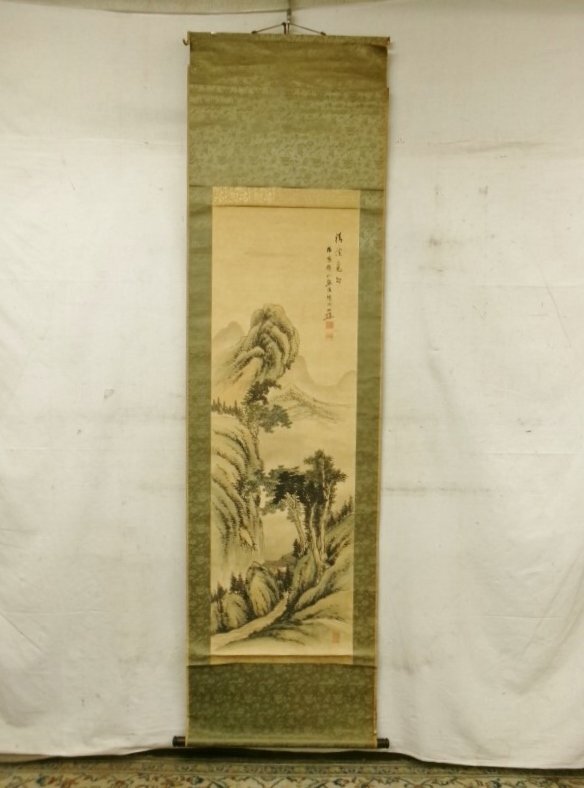 【海外輸入】 Yahoo!オークション -「掛軸 (絵画)の落札相場 絹本」(日本画) 絵画+タペストリー