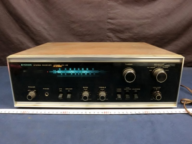 B0103）PIONEER SX-45 1970年代 総合アンプ 当時物 レトロ