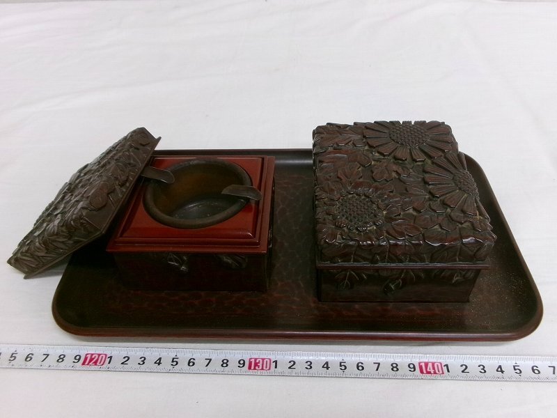 Yahoo!オークション -「骨董 煙草入れ」(その他) (漆芸)の落札