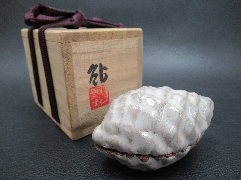 数江瓢鮎子作　自作　安南　紋手　銘『花の園』　茶碗　共箱　茶道具 Yahoo!オークション -「数江瓢鮎子」の落札相場・落札価格