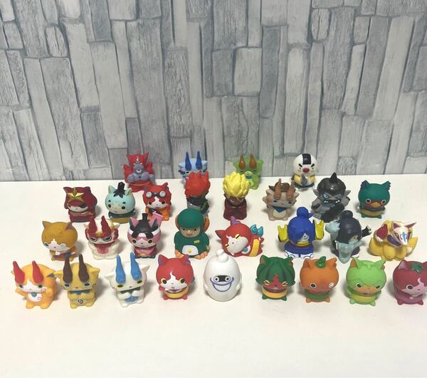 妖怪ウォッチ 指人形フィギュア 29体セット ソフビ ジバニャン フルーツニャン アンドロイド山田 ゾンビーC プラチナ鬼 エンマ大王 オロチ