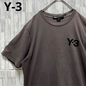 Y-3 Y3 ワイスリー Yohji Yamamoto ヨウジヤマモト adidas アディダス コラボ 半袖 Tシャツ サイズS デカロゴ ビッグロゴ フェード メンズ