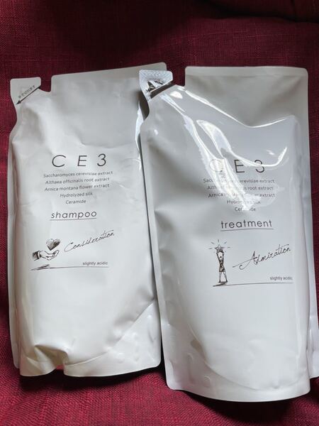 ミアンビューティCE3シャンプー800ml ×1&トリートメント750g ×1新品