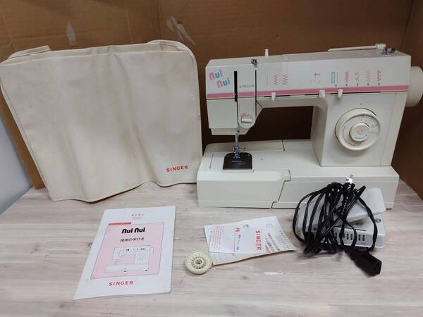 作動品 SINGER ミシン ヌイヌイ 5805 フットペダル付き 取説付き 昭和レトロ ビンテージ ヴィンテージ
