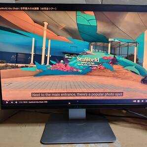 パソコンモニター U2415b Dell モニターディスプレイ 24インチ フレームレス フリッカーフリー 薄型 高さ調整 回転 ノングレア(非光沢)