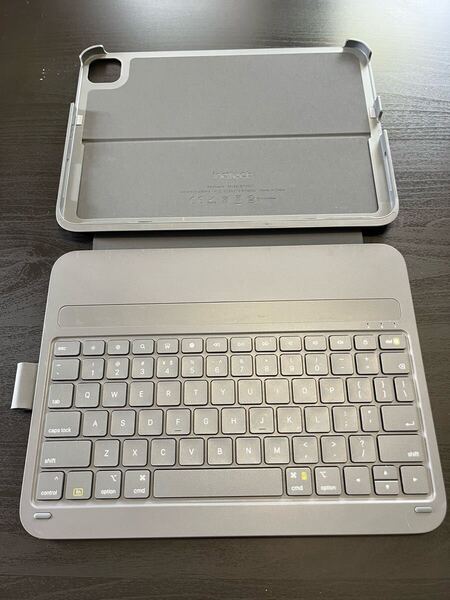 【11インチ】【iPadキーボード付きケース】Inateck iPad A16 第11世代/第10世代 超軽量キーボード付き BK2007 グレー Keyboard Apple