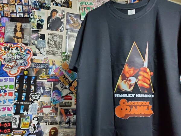 新品│1点のみ│時計じかけのオレンジ│輸入Tシャツ│海外インポート品│サイズL│ブラック│HIPHOP│ストリート│映画
