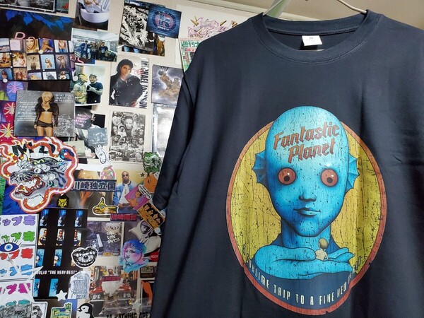 新品│1点のみ│ファンタスティックプラネット│ティバ│輸入Tシャツ│海外インポート品│サイズL│黒│ブラック│HIPHOP│ストリート
