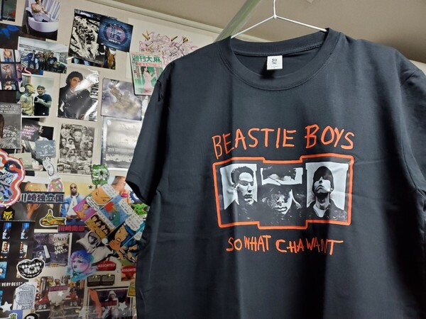 新品│ビースティーボーイズ│HIPHOP│ラップ│輸入Tシャツ│海外インポート品│サイズL│ブラック│黒│ヒップホップ│ストリート