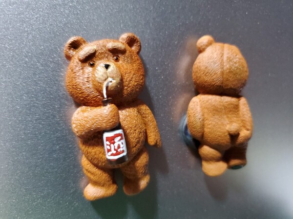ラスト1点│激安2個セット★ted│テッド│マグネットセット│キッチン│アメリカン海外雑貨│輸入品│ややマグネットずれてるため激安出品