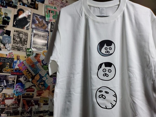 新品│穴から出てくる猫│ゆるいネコTシャツ│輸入Tシャツ│海外インポート品│サイズL│ホワイト│白│癒し、チル、リラックス、ねこ