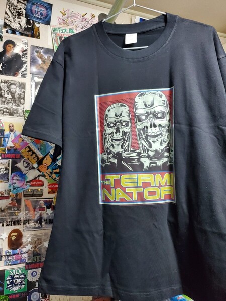 新品│1点のみ│映画ターミネーター│アメコミ風デザイン│輸入Tシャツ│海外インポート品│サイズL│ブラック│黒│HIPHOP│ストリート