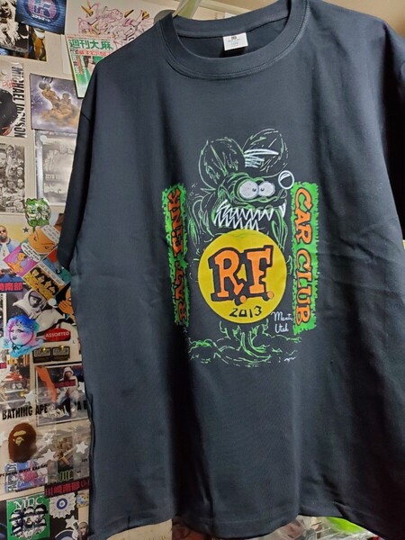 新品│1点のみ│ラットフィンク│輸入Tシャツ│海外インポート品│サイズL│ブラック│HIPHOP│ストリート