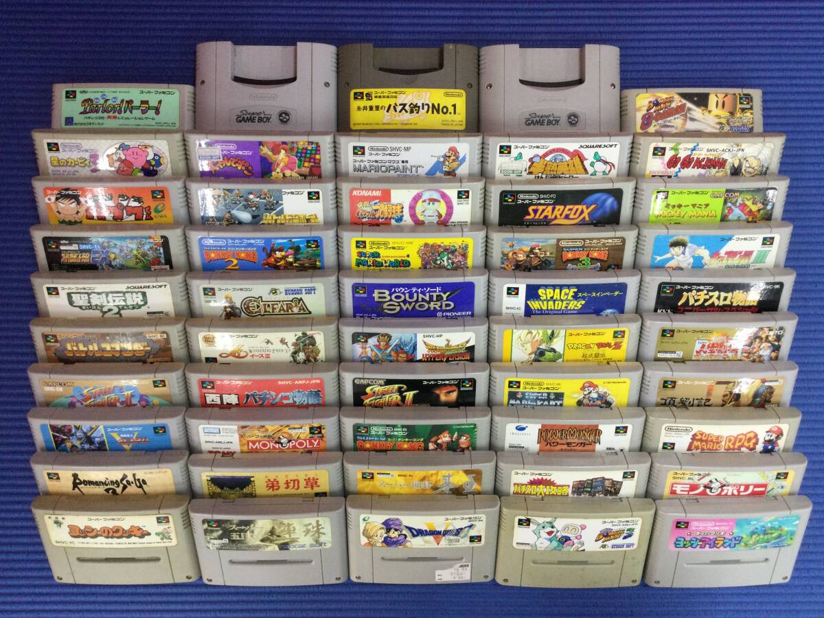 25 ジャンク品 スーパーファミコン ファミコン レトロカセット