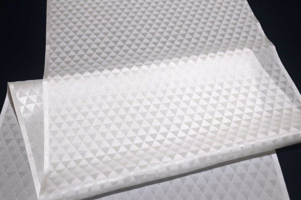 【京わぎれ】正絹 長襦袢はぎれ 紬風丸絣 紫系 袷替え袖用 4.4m 少難品