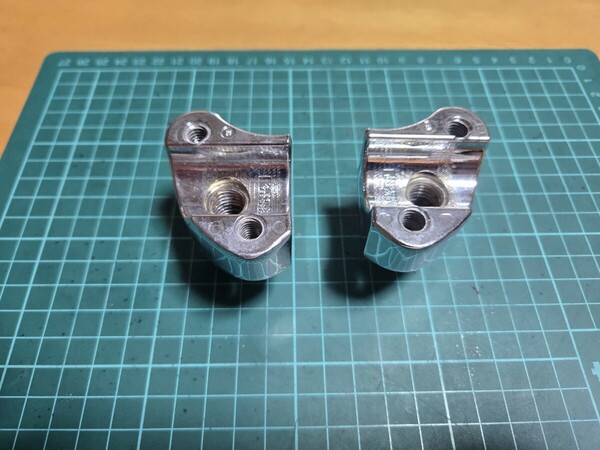 ■美品/即決送料無料■ハーレーダビッドソン純正1.5インチ ハンドルライザーB/1inchハンドルバー用/ HARLEY-DAVIDSON クロームメッキ