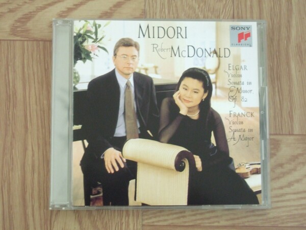 【クラシックCD】五嶋みどり MIDORI (ヴァイオリン) / フランク & エルガー ヴァイオリン・ソナタ 国内盤
