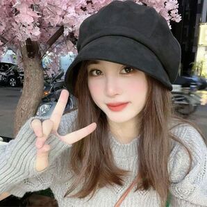 帽子 レディース キャスケット UVカット 小顔 効果 フリーサイズ 春夏 紫外線対策 大きい おしゃれ スエード ハット四季