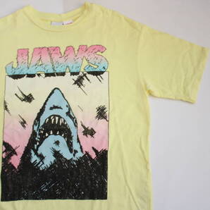 ZARA ザラ JAWS グラフィック Tシャツ イエローSサイズ ジョーズ映画 黄色 メンズ ユニセックス